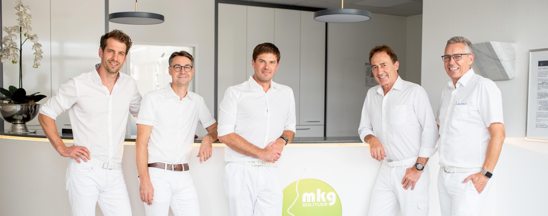 Gruppenfoto Ärzteteam MKG Solitude